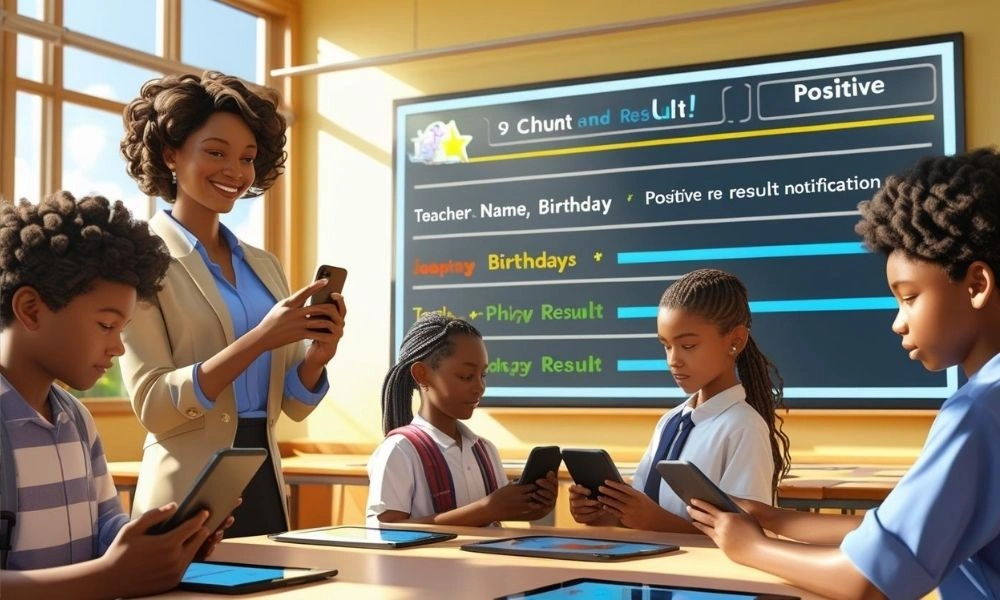 SMS system enhancing classroom engagement and communication