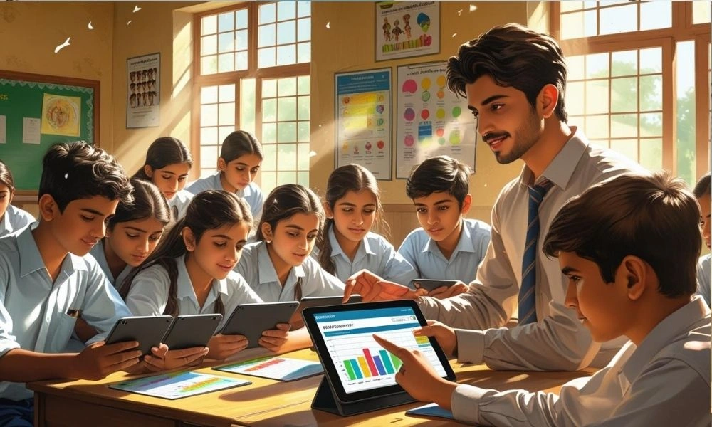 Digital classroom using TaleemPro.pk