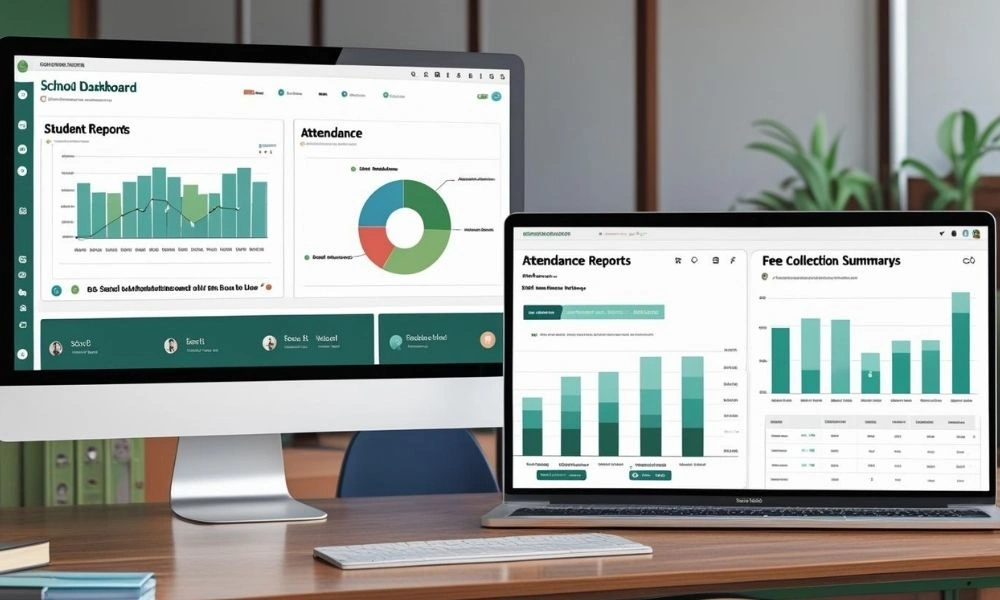 Digital School Admin Dashboard for TaleemPro.pk