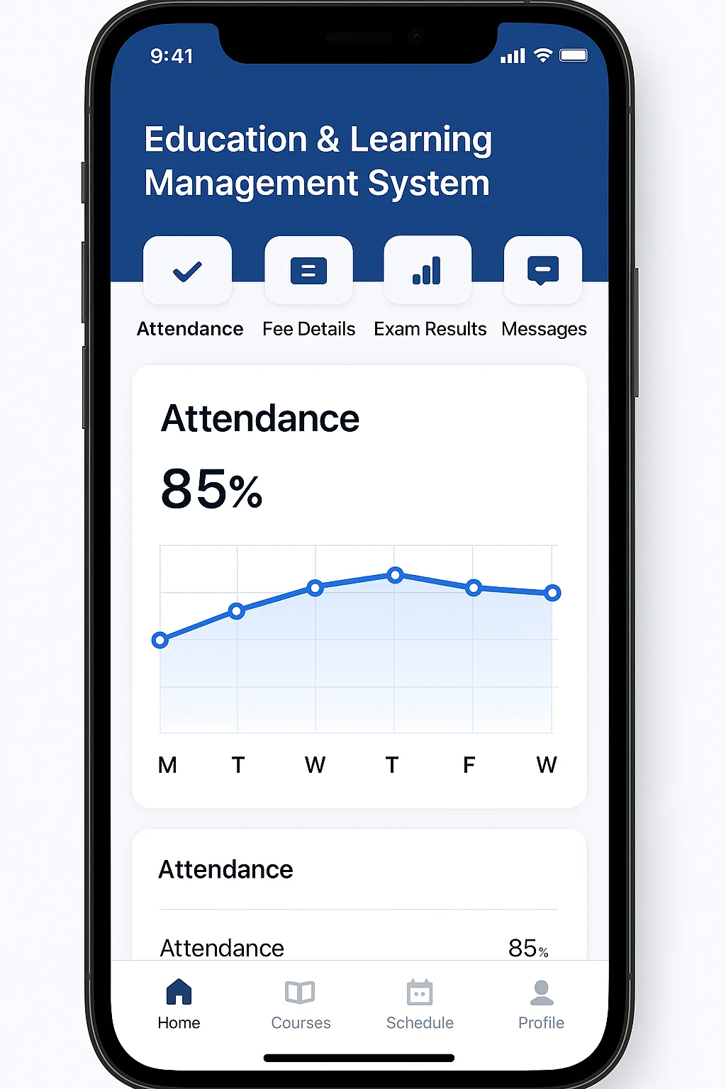 Education & Learning Management System on mobile app