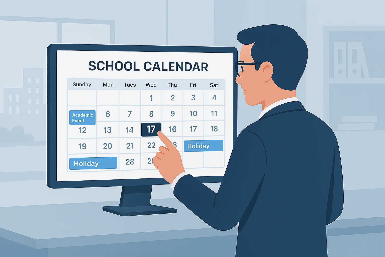 eCalendar Management module for schools