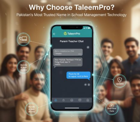 parent student portal school software Pakistan